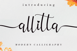 Allitta Calligraphy Italic