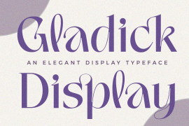 Gladick Display Italic