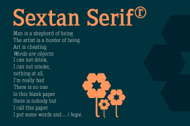 Sextan Serif Light