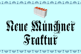 Neue Muenchner Fraktur Regular