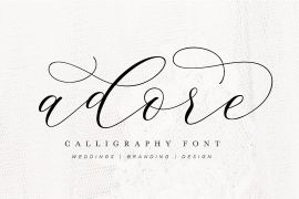 Adore Calligraphy Regular