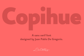 Copihue Black Italic