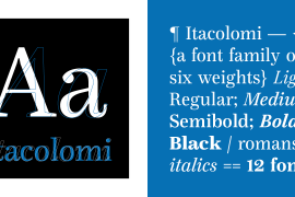 Itacolomi Black Italic
