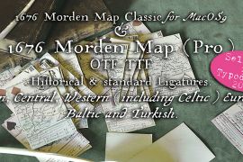 1676 Morden Map