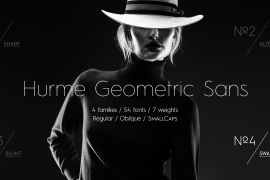 Hurme Geometric Sans No 4 Black Oblique