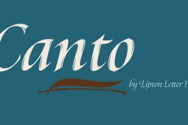 Canto Brush Open Bold Italic