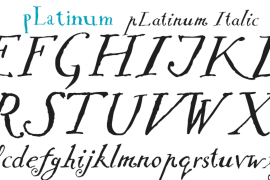 pLatinum Italic