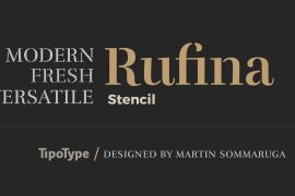 Rufina Stencil Alt 01 Regular