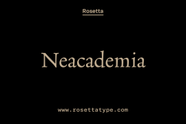 Neacademia Small Text Regular
