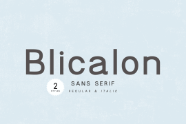 Blicalon Regular