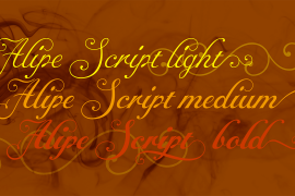 Alipe Script Light
