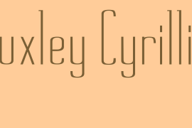 Huxley Cyrillic ML