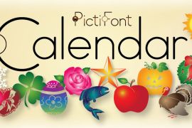 PictiFont Symbols - Calendar