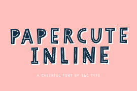 Papercute Inline Outline 3D