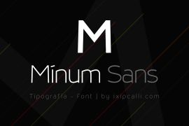 Mínum Sans Heavy Italic