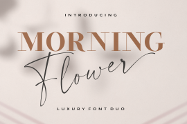 Morning Flower Serif Script