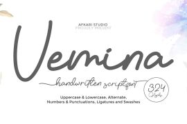 Vemina Handwriting Script