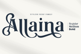 Allaina Bold Italic