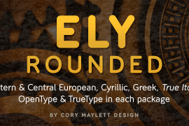 Ely Rounded Heavy Italic