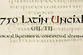 750 Latin Uncial Normal