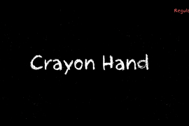 Crayon Hand Bold