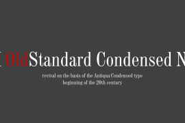 DXOldStandard Condensed No2 Regular