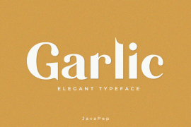 Garlic Outline Italic