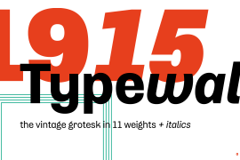 Typewalk 1915 Heavy Italic