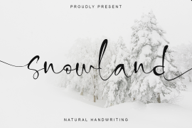 Snowland Italic