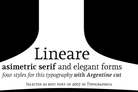 Lineare Serif Italic
