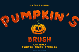 Pumpkins Brush Italic