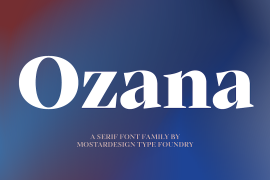 Ozana Pro Variable Italic