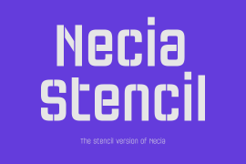 Necia Stencil 2 Black Unicase