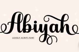 Abiyah Script Italic