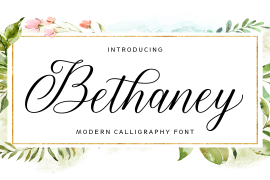 Bethaney Script Regular
