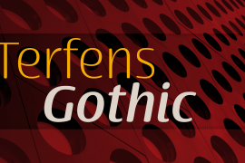 Terfens Gothic Extended Light