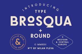 Brosqua Round Bold