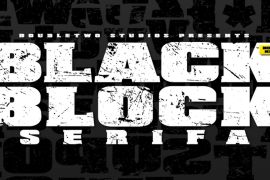 XXII BLACK BLOCK SERIFA Eroded