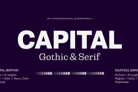 Capital Serif Black Italic