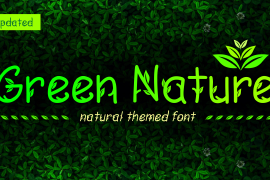 Green Nature Italic