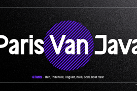 Paris Van Java Bold