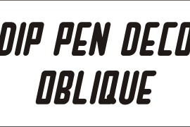 Dip Pen Deco JNL Oblique