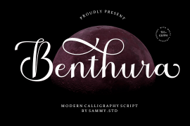 Benthura Script  Regular Bold