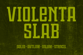 Violenta Slab Stencil
