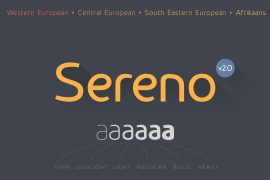 Sereno Heavy Italic