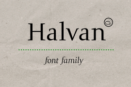 Halvan Bold Italic