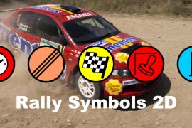 Rally Symbols 2D Picto