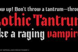 Gothic Tantrum Regular
