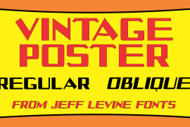 Vintage Poster JNL Oblique