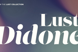 Lust Didone Italic